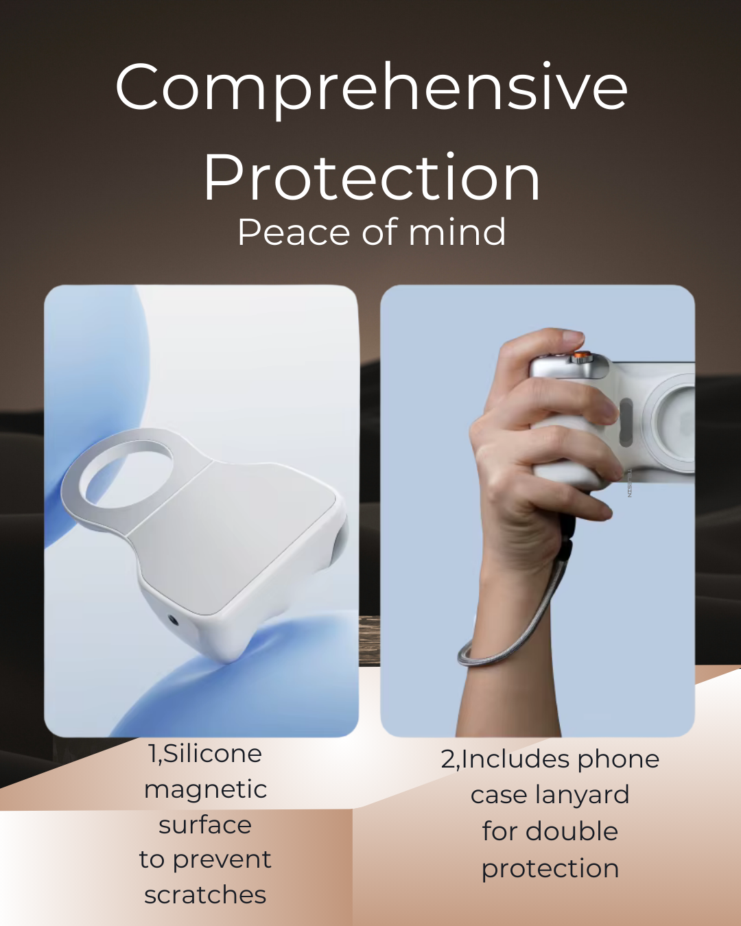 SAMURO SnapPad ProGrip – Magnetic Camera Handle with Remote Control