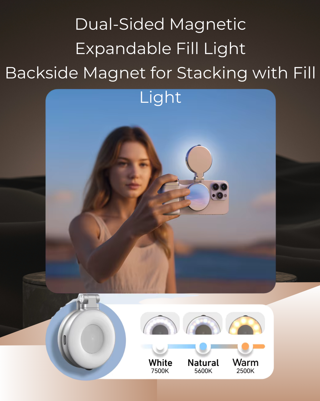 SAMURO SnapPad ProGrip – Magnetic Camera Handle with Remote Control