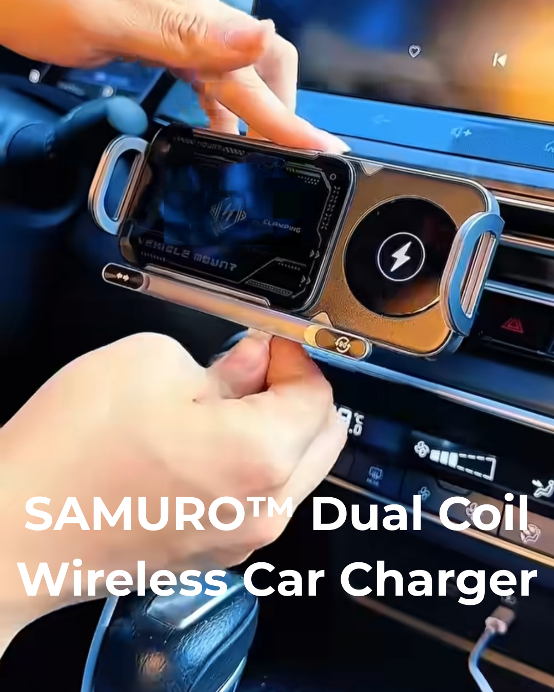 SAMURO™ Dual Coil Wireless Car Charger