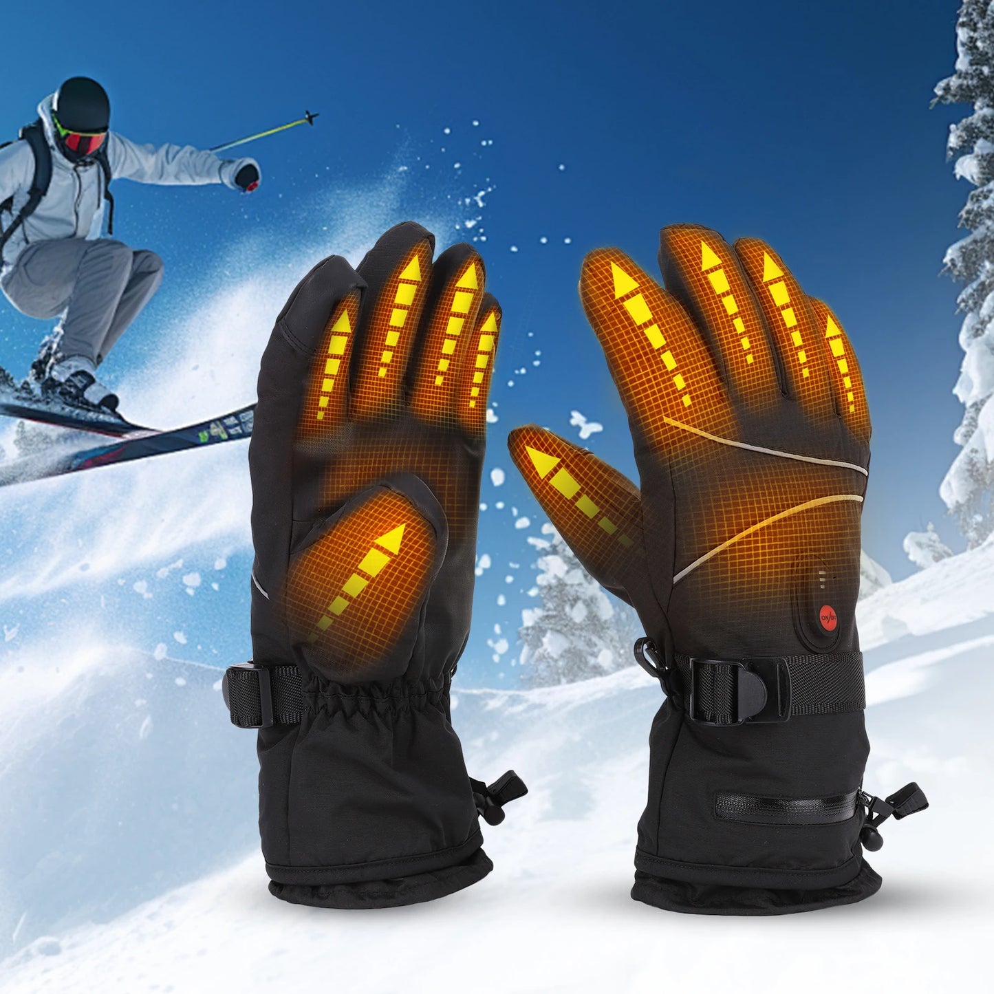 SAMURO| Rechargeable Heated Winter Gloves