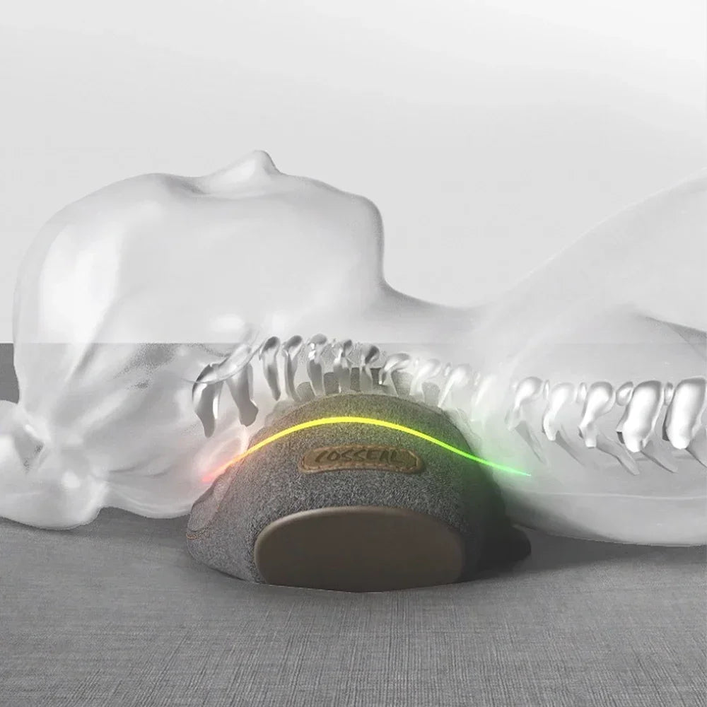 SAMURO Electric Heated Neck & Back Massager Pillow