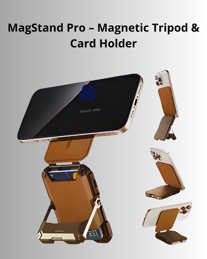 SAMURO| MagStand Pro – Magnetic Tripod & Card Holder
