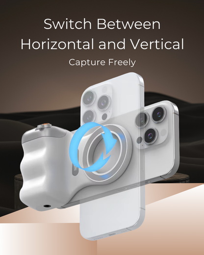 SAMURO SnapPad ProGrip – Magnetic Camera Handle with Remote Control