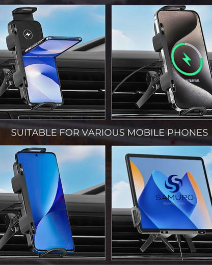 SAMURO™ Dual Coil Wireless Car Charger