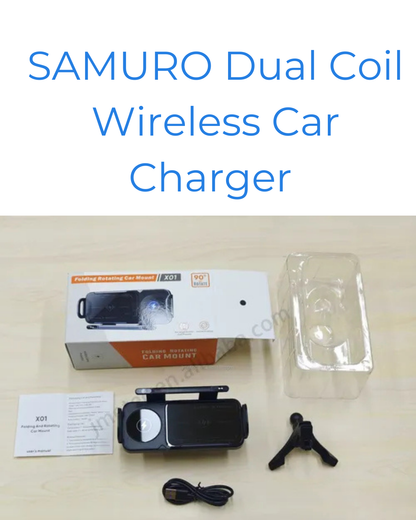 SAMURO™ Dual Coil Wireless Car Charger