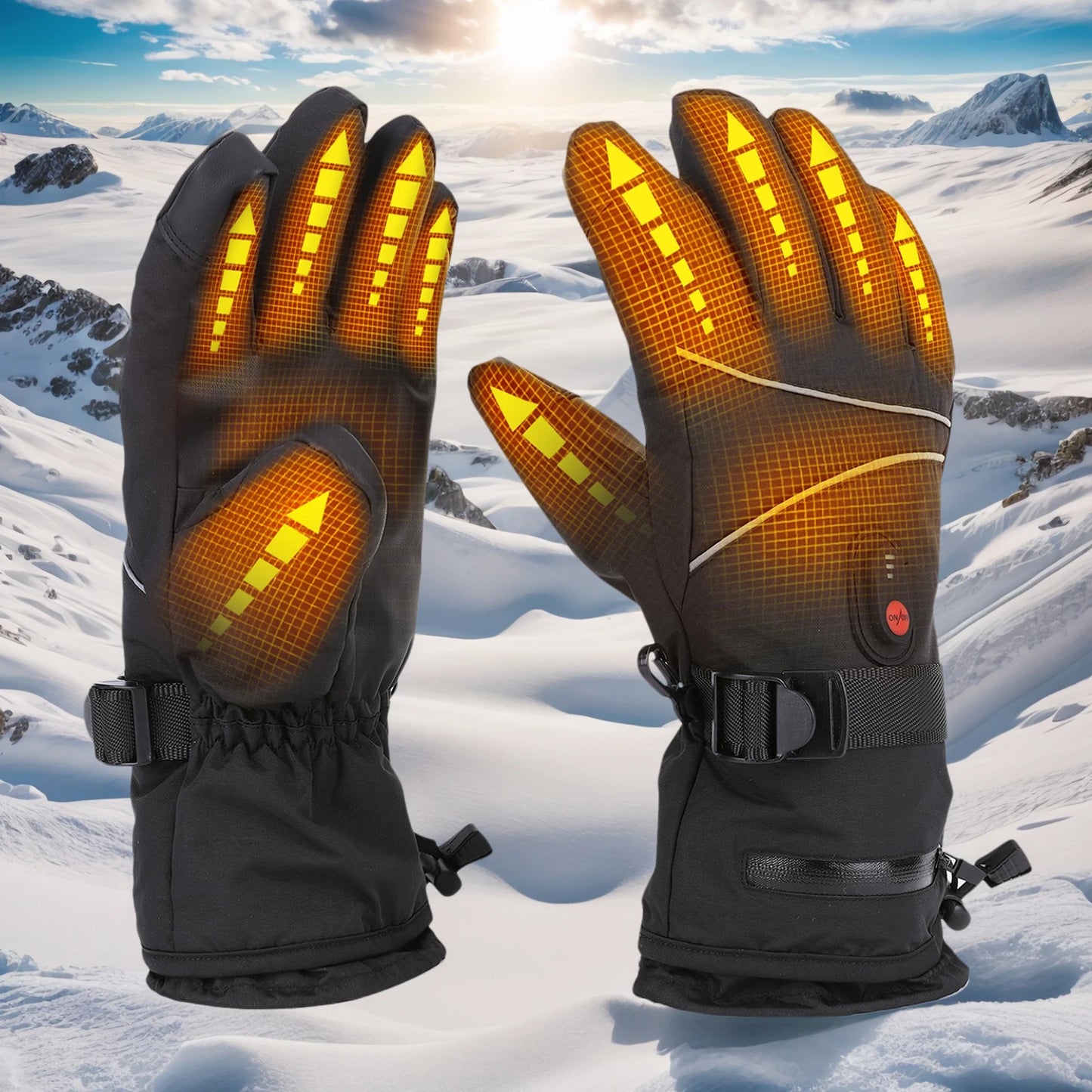 SAMURO| Rechargeable Heated Winter Gloves