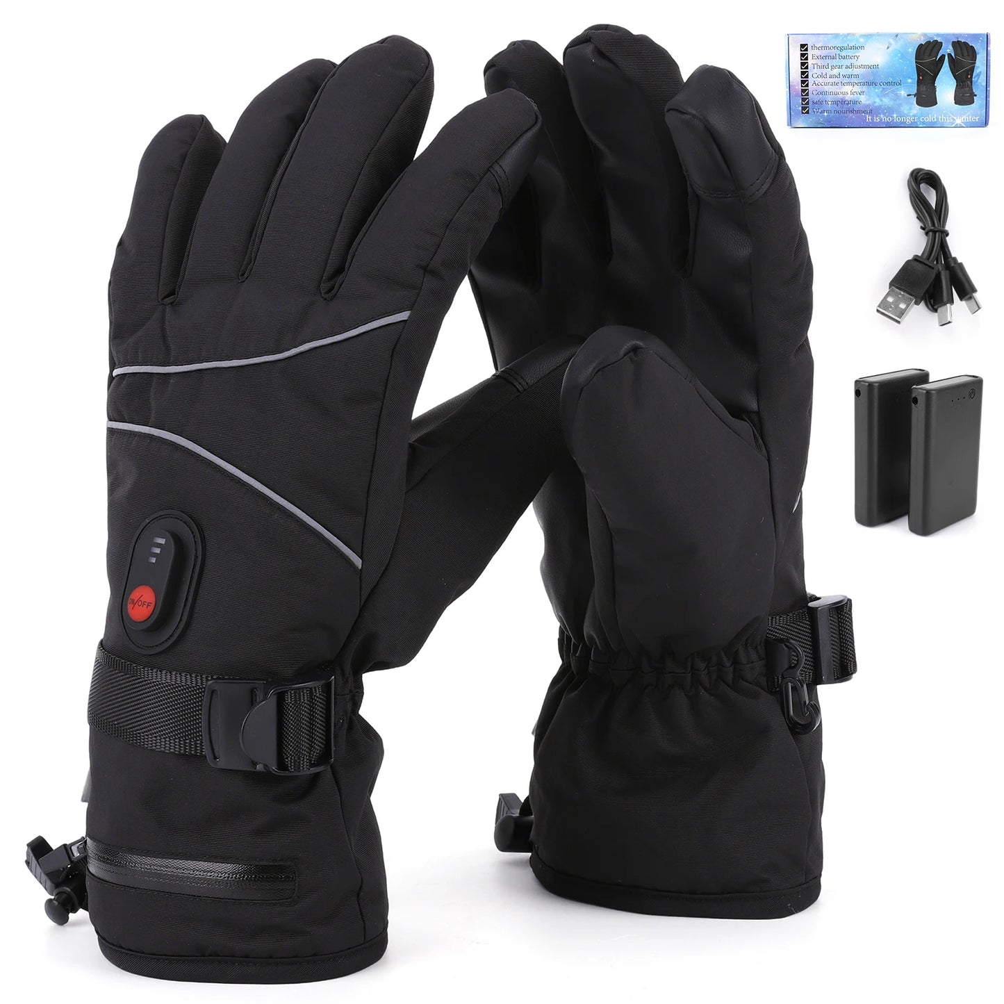 SAMURO| Rechargeable Heated Winter Gloves
